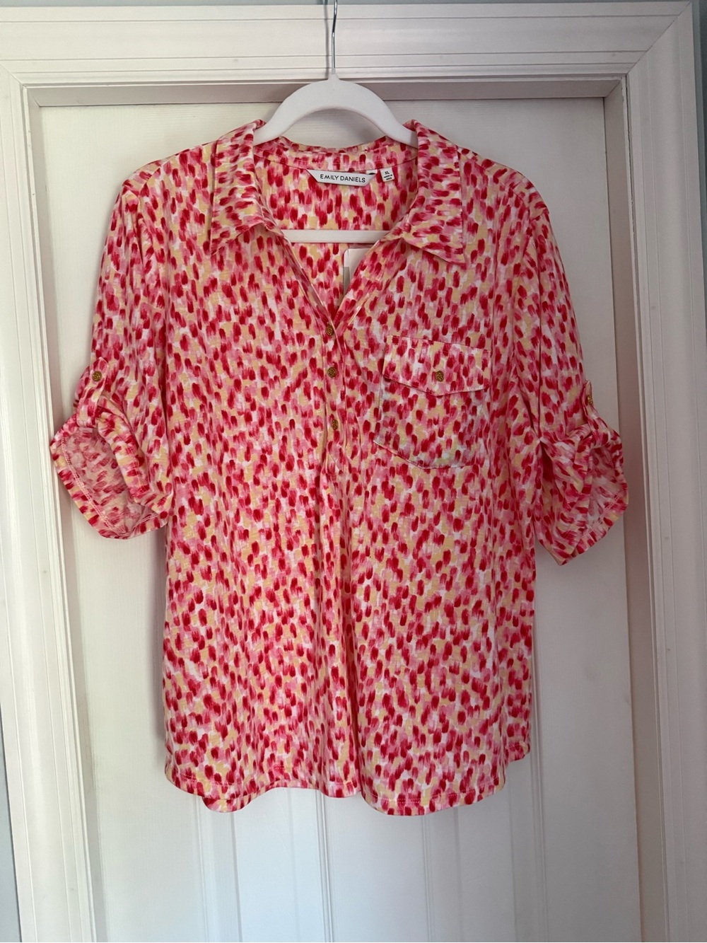 Emily Daniels Pink & Cream Printed